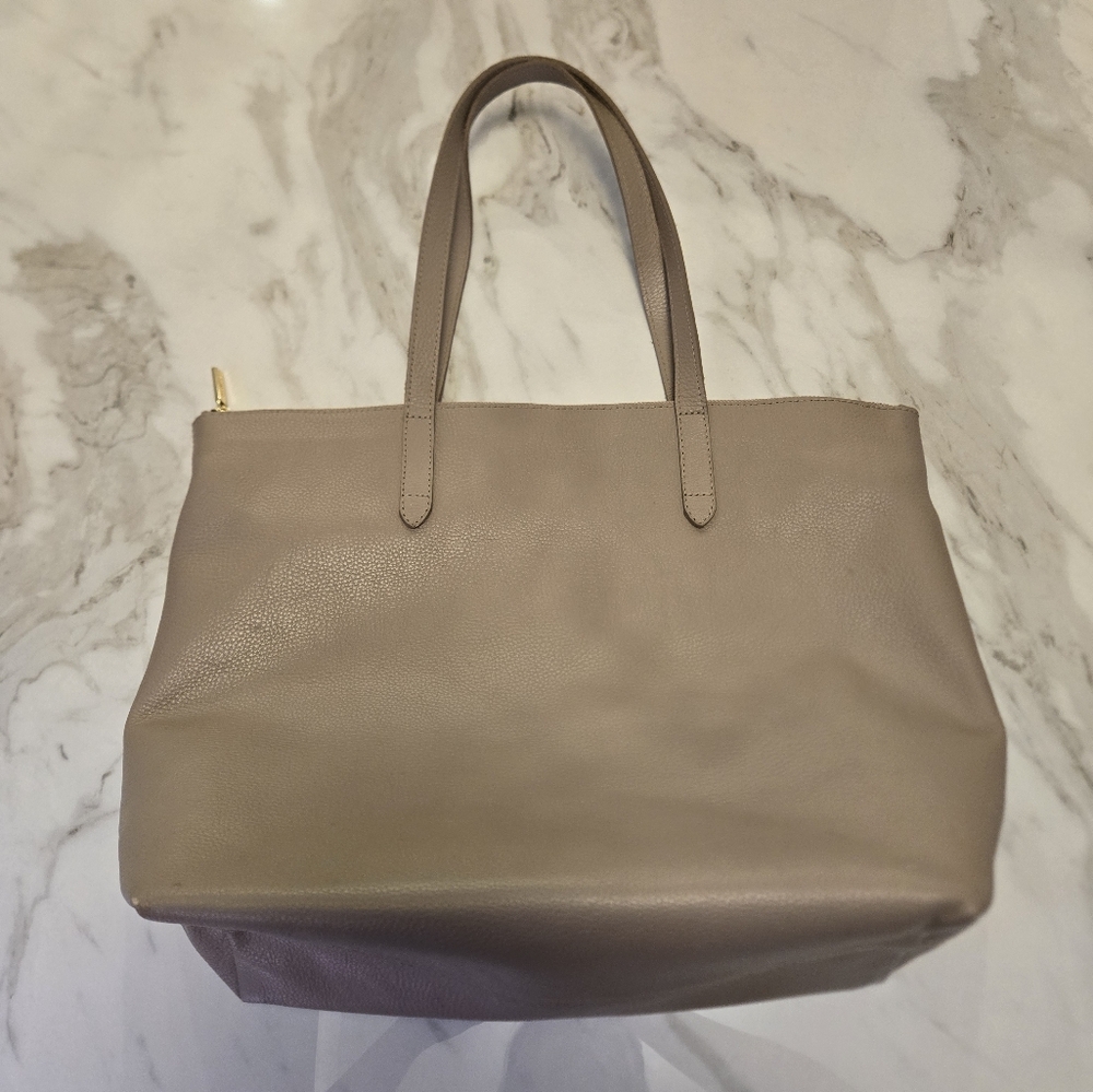 CUYANA USA CLASSIC EASY ZIPPER TOTE WITH INSERT INCLUDED